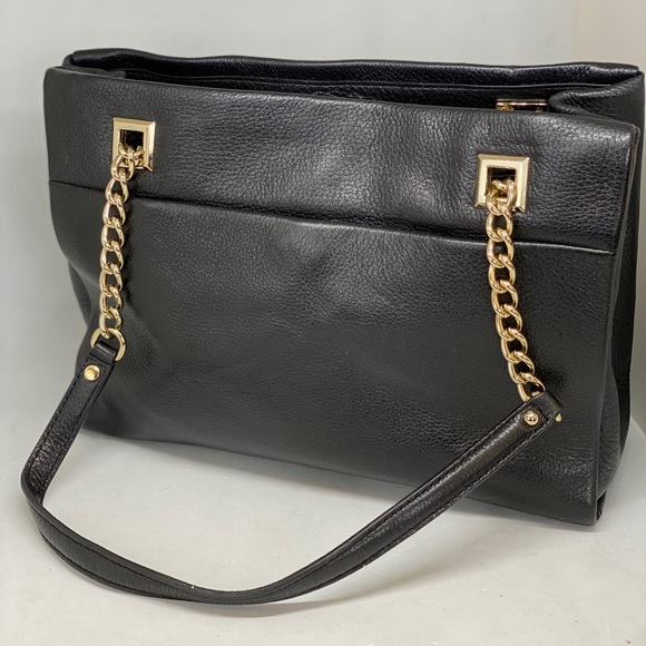 KATE SPADE ♠️ Black Leather Satchel - Picture 3 of 8